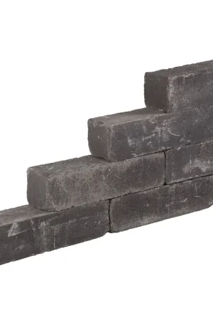 Alleen Vandaag Blockstone Muurelement Getrommeld 15x15x45 Black