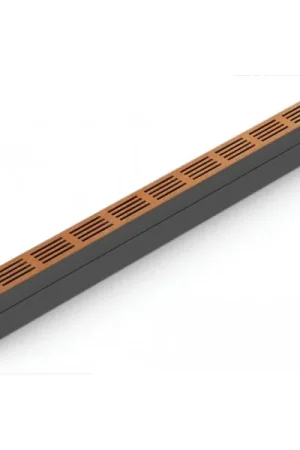 Meest Verkocht ACO Slimline gootelement 100 cm met Cortenstaal rooster