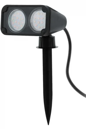 Bestseller NEMA 1 2xGU10 LED Buitenspot op spies zwart