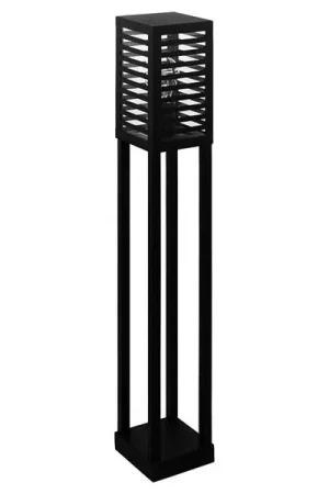 ALAMONTE 3 paal-1 E27 IP44 H-1000 zwart-glas Lage Prijs