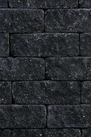 Aanbieding Partij (30 stuks) Splitrock 32x13x11 cm Antraciet Getrommeld