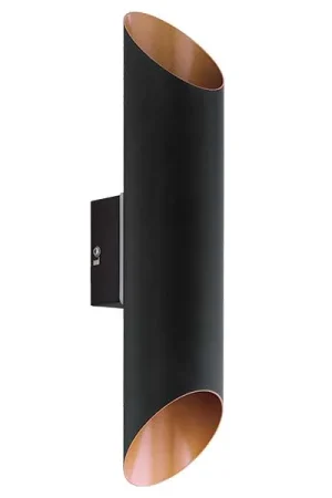 Fabrieksprijs AGOLADA LED wandlamp zwart-koper