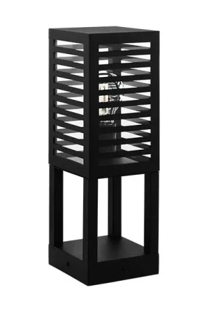 Op = Op ALAMONTE 3 staande lamp zwart E27