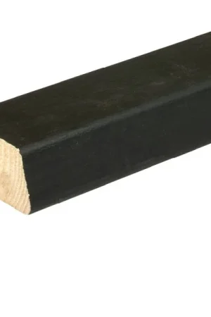 Vuren Rhombusprofiel 28x45x4200 mm zwart gespoten (RAL 9005) Meest Verkocht