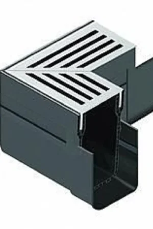 ACO Slimline hoekelement met RVS rooster Must-Have