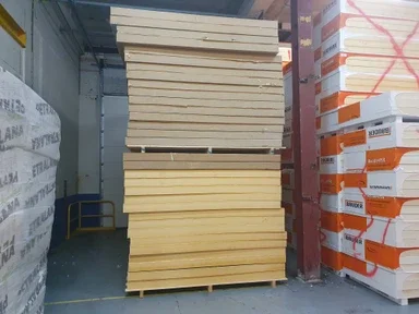 B-keus PIR 2-zijdig aluminium 2400x1200x120mm Rd: 5,45 (2,88m²) Uitverkoop
