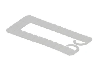 Uitvulplaatjes 1mm 60x30mm wit (100 Stuks) Merkproduct