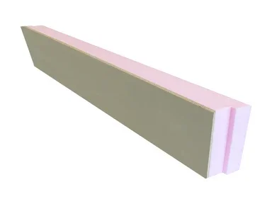 XPS kantplank sponning 1250x300x100mm+10mm grijs Fabrieksprijs