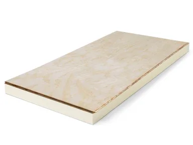 Actieprijs PIR + Underlayment 2440x600x120+18mm t&g Rd:5.45 (= 1,46 m²)