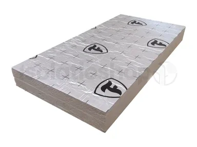 B-keus PIR 2-zijdig aluminium 1200x600x120mm Rd: 5,45 (0,72m²) Beperkte Voorraad