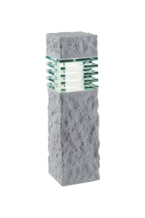 Express Levering Garden Lights - Staande verlichting Staande tuinlamp Nepos - Steen effect grijs