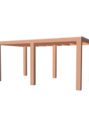 Weekendaanbieding Douglas Overkapping bouwpakket excellent - 400x500 cm