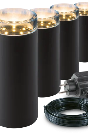 Gratis Verzending Garden Lights - Staande verlichting Linum set van 4 st. - Antraciet