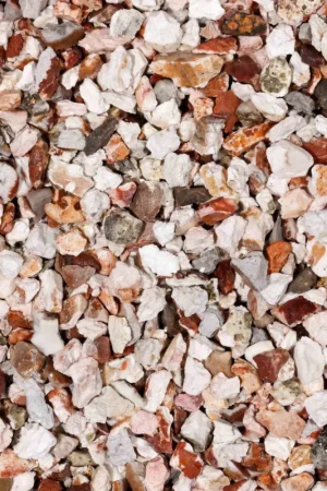 Uitverkoop Michel Oprey - Siergrind Torino Rosso split - 8-10 mm - rood - Zak 20 kg