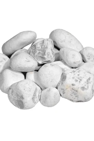 Beperkt Aanbod Michel Oprey - Keien Carrara - 8-20 cm - wit