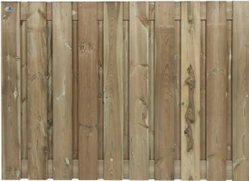 Alleen Vandaag Carpgarant - Grenen Scherm beton 21 planks - 130x180cm