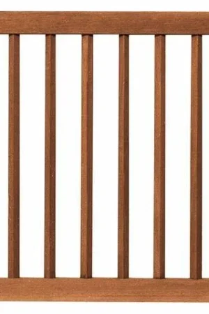 Beperkte Voorraad Carpgarant - Tuinpoort bangkirai recht met kader - 180x80cm