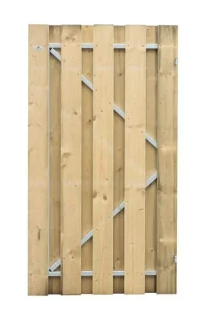 Voordeelprijs Carpgarant - Tuindeur 180x100cm met stalen frame universeel