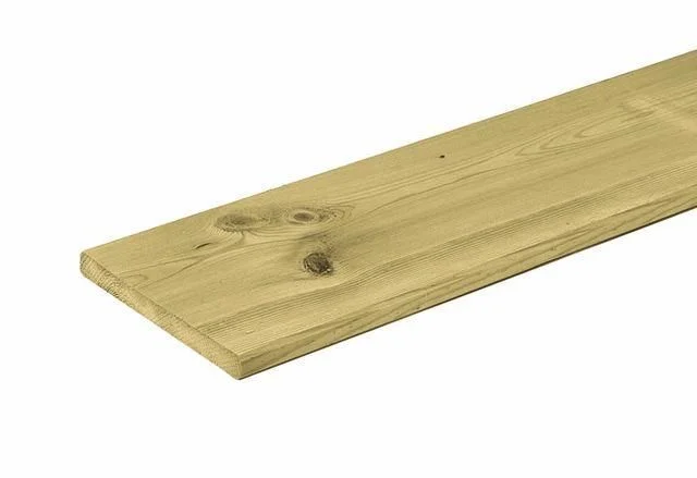 Uitverkoop Carpgarant - plank geimpregneerd vuren - 1,6x14x360cm