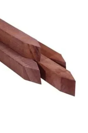 Alleen Vandaag Carpgarant - Hardhouten paal azobe Ruw - 6x6x200 cm