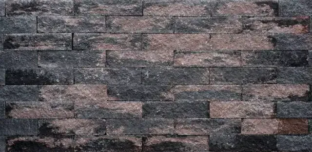 Tuinvisie - Wallblock Split beton - 12x15x60 cm - brons Snelle Levering