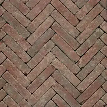 Tuinvisie gebakken bestrating Rustiek Waalformaat UWF60 Ruston Meest Verkocht