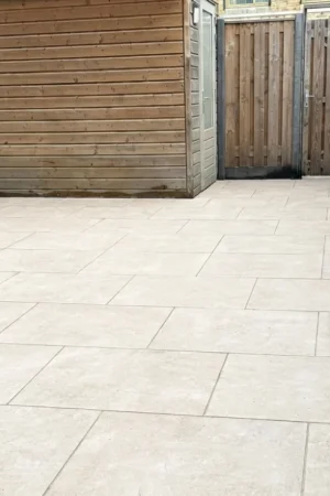 AANBIEDING- Keramische tuintegel Marmerlook - 60x60x4,8 cm - Ibiza White Lage Kosten