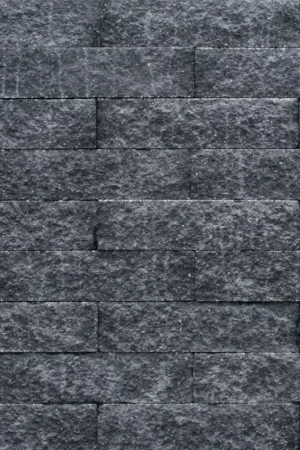 Tuinvisie - Wallblock Split beton - 12x12x30 cm - antraciet Betrouwbaar