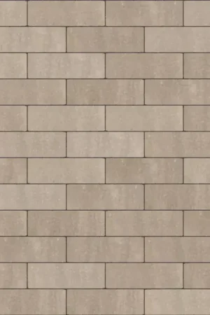 Tuinvisie strakke bestrating Purestone Dikformaat 21x7x7cm Clay Laatste Kans