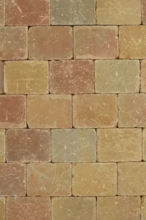 Tuinvisie getrommelde bestrating Metro 15x20x6 terrageel Express Levering