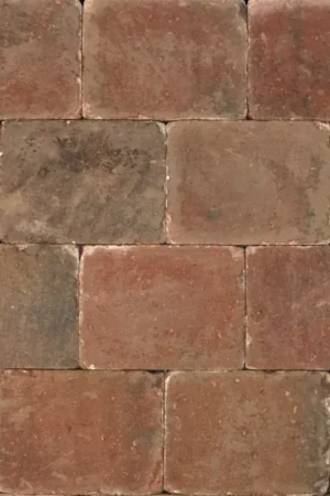 Tuinvisie getrommelde bestrating Metro 20x30x6 brons genuanceerd Snelle Levering