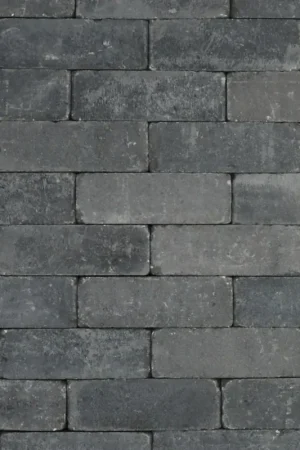 Tuinvisie getrommelde bestrating Metro 21x7x7 antraciet Gecertificeerd