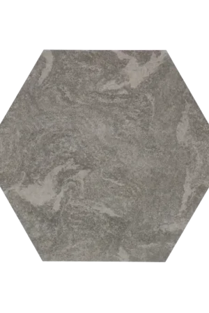 Tuinvisie keramische Staptegel Hexagons Ø60x52x2 Grigioni Nieuw