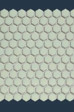 Alleen Vandaag The Mosaic Factory Barcelona Hexagon glans licht groen met retro rand