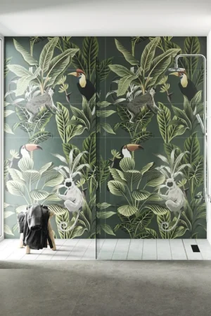 APE Silk Decor Toucan Green Set (3) DEF Direct Verzonden