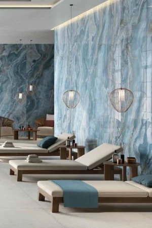 Weekendaanbieding La Fabbrica – AVA Onice Iride Cobalto Lap. Ret. Slab / XXL