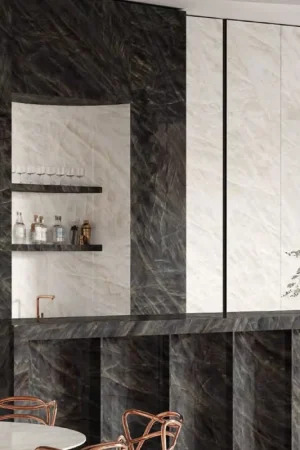 Beste Prijs Emil Ceramica Tele di Marmo Crystal Vitrum Black Full Lapp. Rett. (glans)