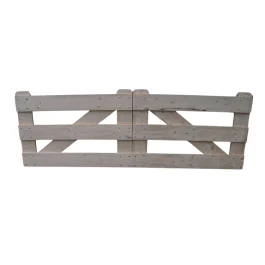 Steigerhouten hek 1mtr(H) 3mtr(B) dubbel Laatste Kans