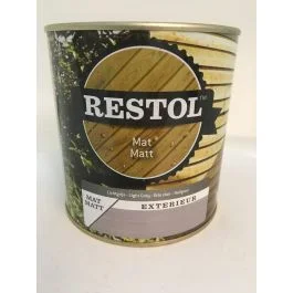 Veilige Betaling Restol Houtolie Mat Lichtgrijs 0,75L