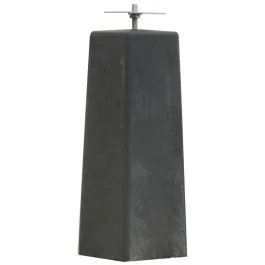 Betonpoer met stelplaat 18-15x50cm antraciet Tijdelijk Beschikbaar