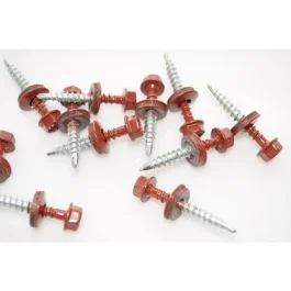 Alleen Vandaag Dak en gevelschroeven verzinkt terracotta 4.8x35mm - doos 100 stuks