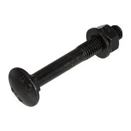 Beste Prijs Slotbout met moer en sluitring zwart M8x70mm 25st.