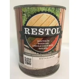 Actieprijs Restol Houtolie Zijdeglans 1L IJslandwit
