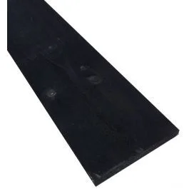 Vuren steigerplank gedroogd en zwart geïmpregneerd 20x200x2000mm Koopje