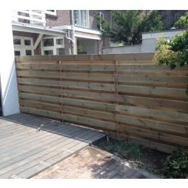 Uitverkoop Complete houten schutting 1,8x2,4m
