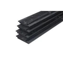 Superprijs Vuren Channelsiding Zwart Gespoten 18x145x3000 mm