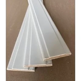 Weekendaanbieding LWK: MDF Koplat Klassiek recht 12x68x2440mm FSC, wit voorgelakt