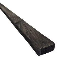 Aanbieding Vuren panlat geschaafd zwart 22x50x3000mm