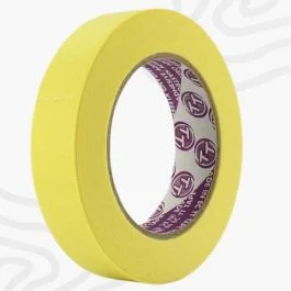 Tijdelijk Beschikbaar Maskingtape/afplaktape SP 19mm x 50m licht geel