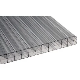 Alleen Vandaag Polycarbonaat Kanaalplaat 16x980x4000 mm Smokey Grey